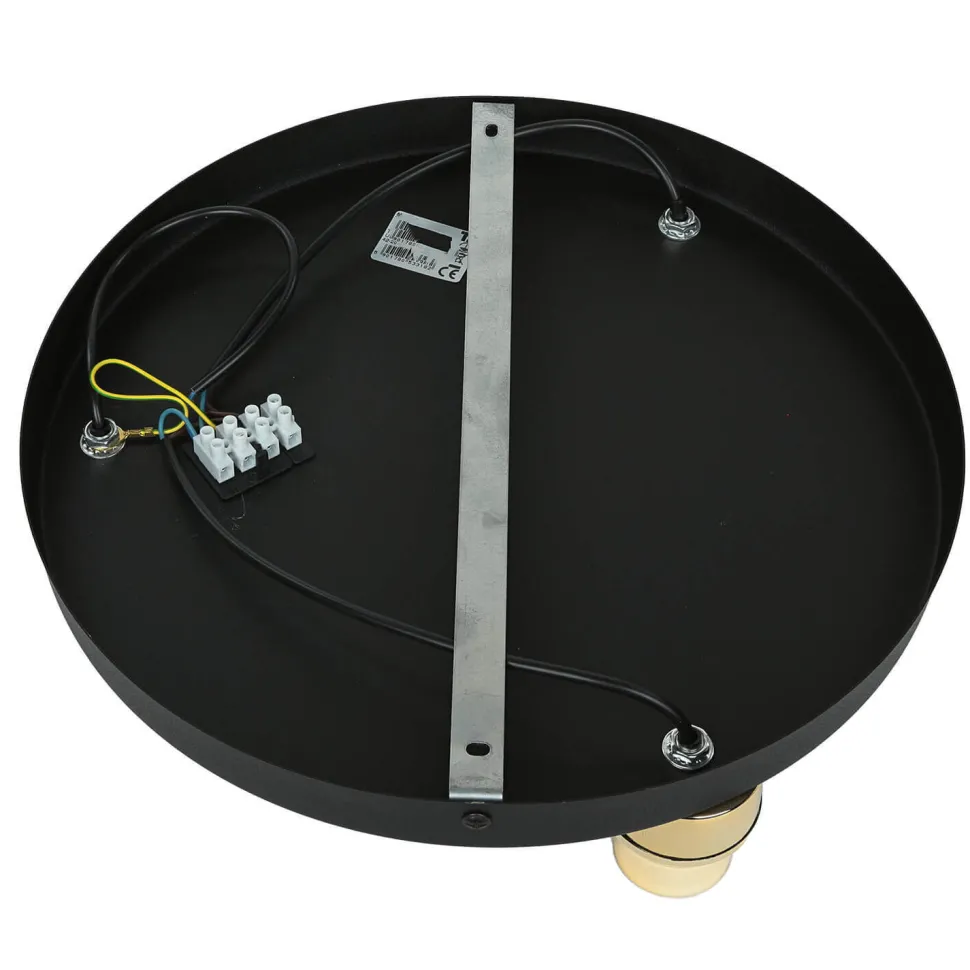 Deckenlampe Glas 3-flammig farbig Ø 44 cm elegant