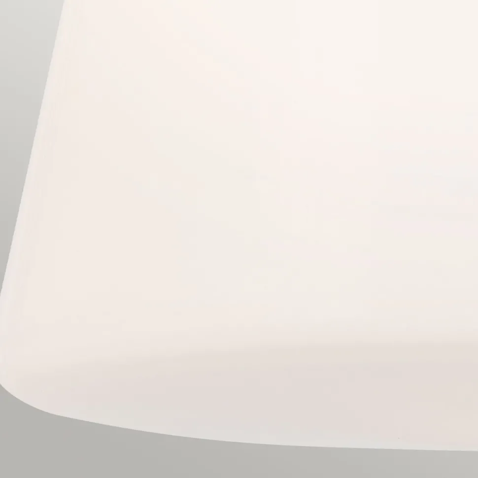 Deckenlampe Glas Metall D: 21,6 cm klein Schwarz Weiß