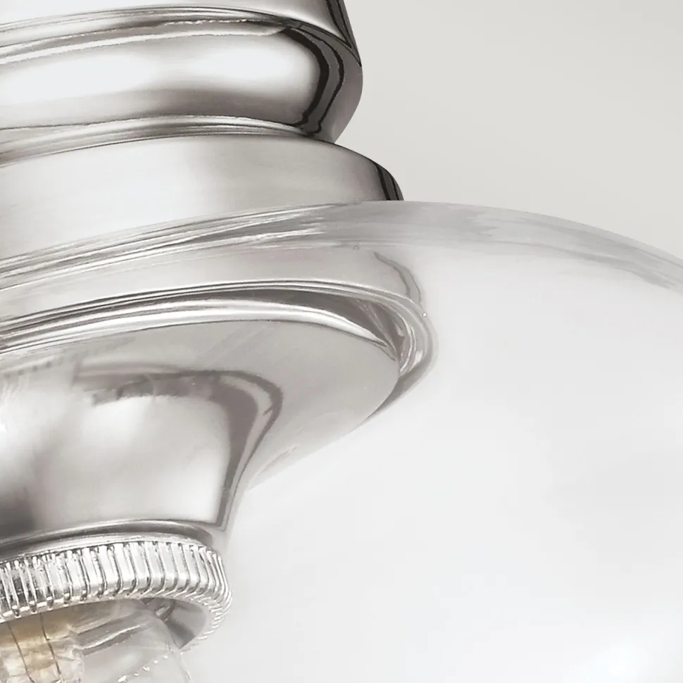 Deckenlampe Glas Vintage Design Ø23cm E27 BASRA