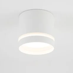 Deckenlampe GX53 Ø 8,5 cm Weiß Aluminium Spot klein