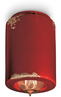 Deckenlampe Keramik Ø 8,5 cm rund Aufputz E14 MAIDA