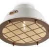 Deckenlampe Keramik E27 D: 35 cm rund Vintage Design