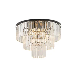 Deckenlampe Kristall Jugendstil Ø 56 cm 9x E14 dekorativ