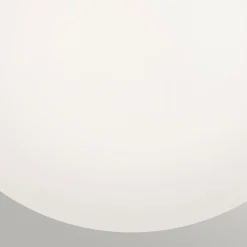 Deckenlampe Kugelschirm Glas Metall Ø 20,3 cm Schwarz Weiß E27