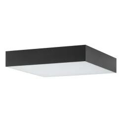Deckenlampe LED Schwarz 3000 K 2700 lm B: 21 cm warmweiß