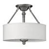 Deckenlampe LUANA in Nickel Ø:41cm Design Lampe