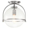 Deckenlampe Metall Glas D: 28,2 cm rund E27 SAGAR