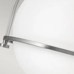 Deckenlampe Metall Glas rund Ø 28,2 cm E27 Kugel Schirm