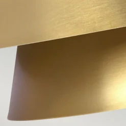 Deckenlampe Metall in Messing Ø46cm Mid Century