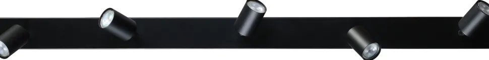 Deckenlampe Metall Schwarz 130 cm 5-flammig ELSIE