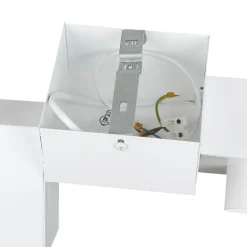 Deckenlampe Quader Design Weiß Metall 2x GU10