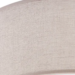 Deckenlampe rund Ø 45 cm für 2x E27 Stoff blendarm Modern