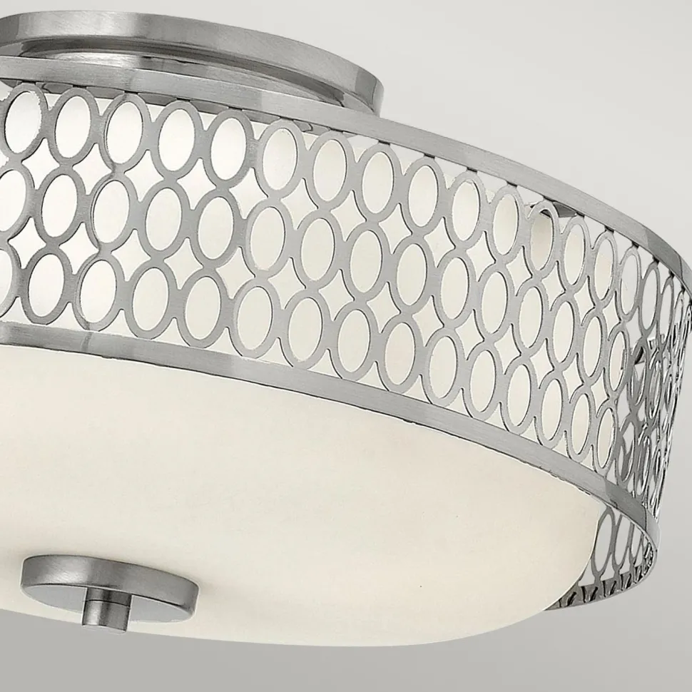 Deckenlampe rund Ø 38,3 cm Metall Glas blendarm 3x E27