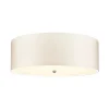 Deckenlampe Schlafzimmer Wohnzimmer Creme Chrom