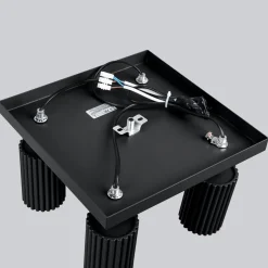 Deckenlampe Schwarz B: 25 cm klein schwenkbar 4-flammig GU10