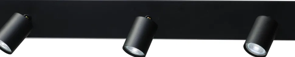 Deckenlampe Schwarz 3-flammig Metall GU10 70 cm