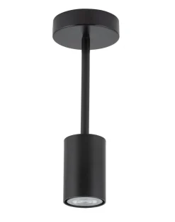 Deckenlampe Schwarz Metall H:27 cm GU10 Beleuchtung
