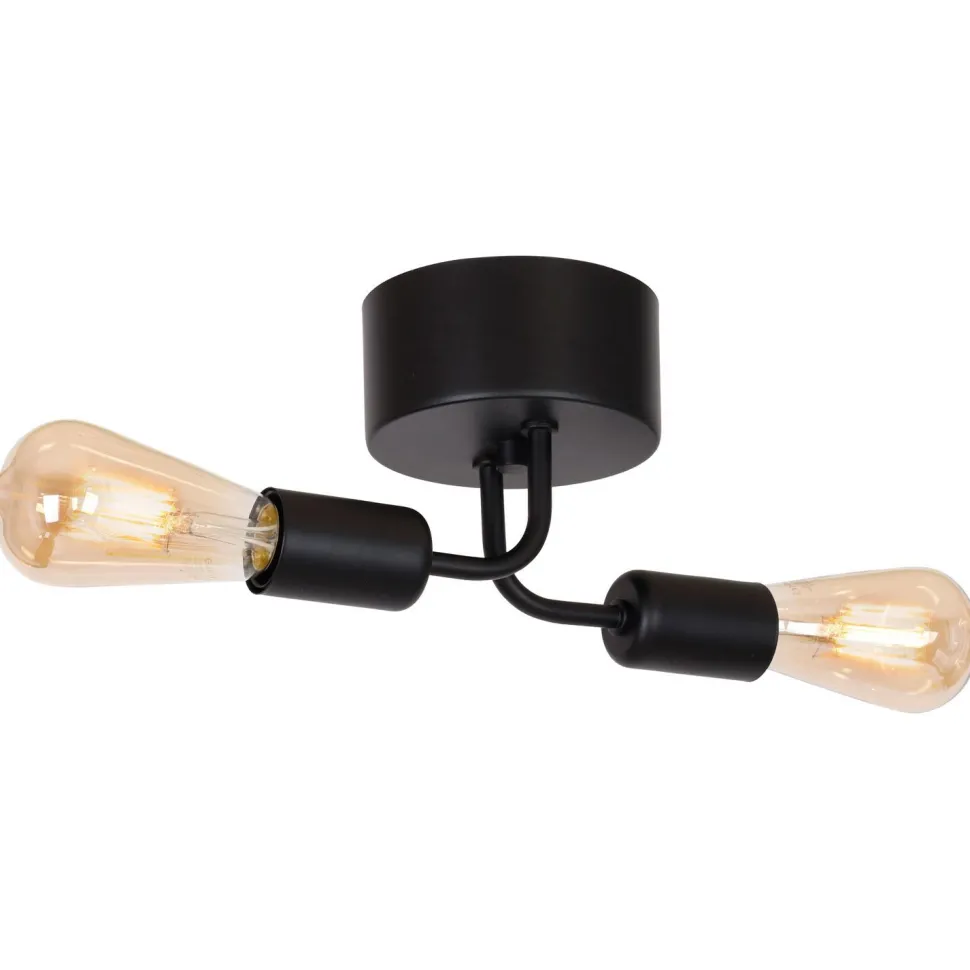 Deckenlampe Schwarz Metall Wohnzimmer Retro