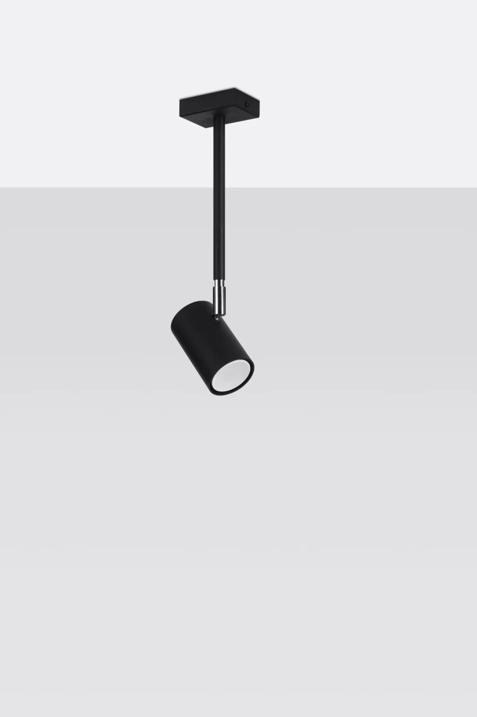 Deckenlampe Schwarz schwenkbar Metall GU10 H: 33 cm