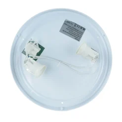 Deckenlampe Stoff Samt rund Ø 38 cm H: 10 cm Rosa 2x E27