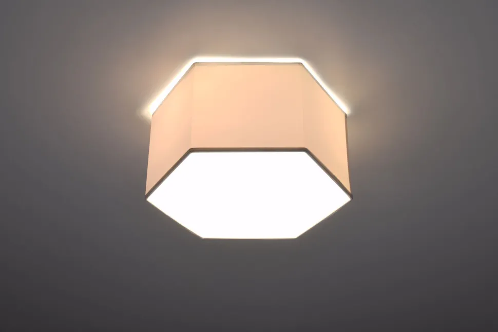 Deckenlampe Weiß L: 30,5 cm klein 2x E27 Modern blendarm