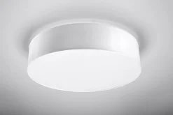 Deckenlampe Weiß rund Ø 55 cm 4x E27 blendarm Modern