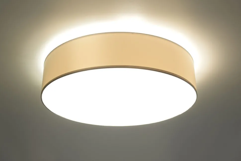 Deckenlampe Weiß rund Ø 55 cm 4x E27 blendarm Modern
