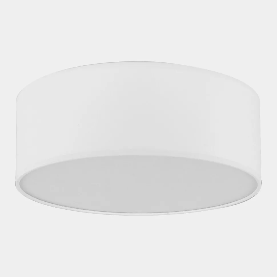 Deckenlampe Weiß Stoff Ø 45 cm rund blendarm RONDO