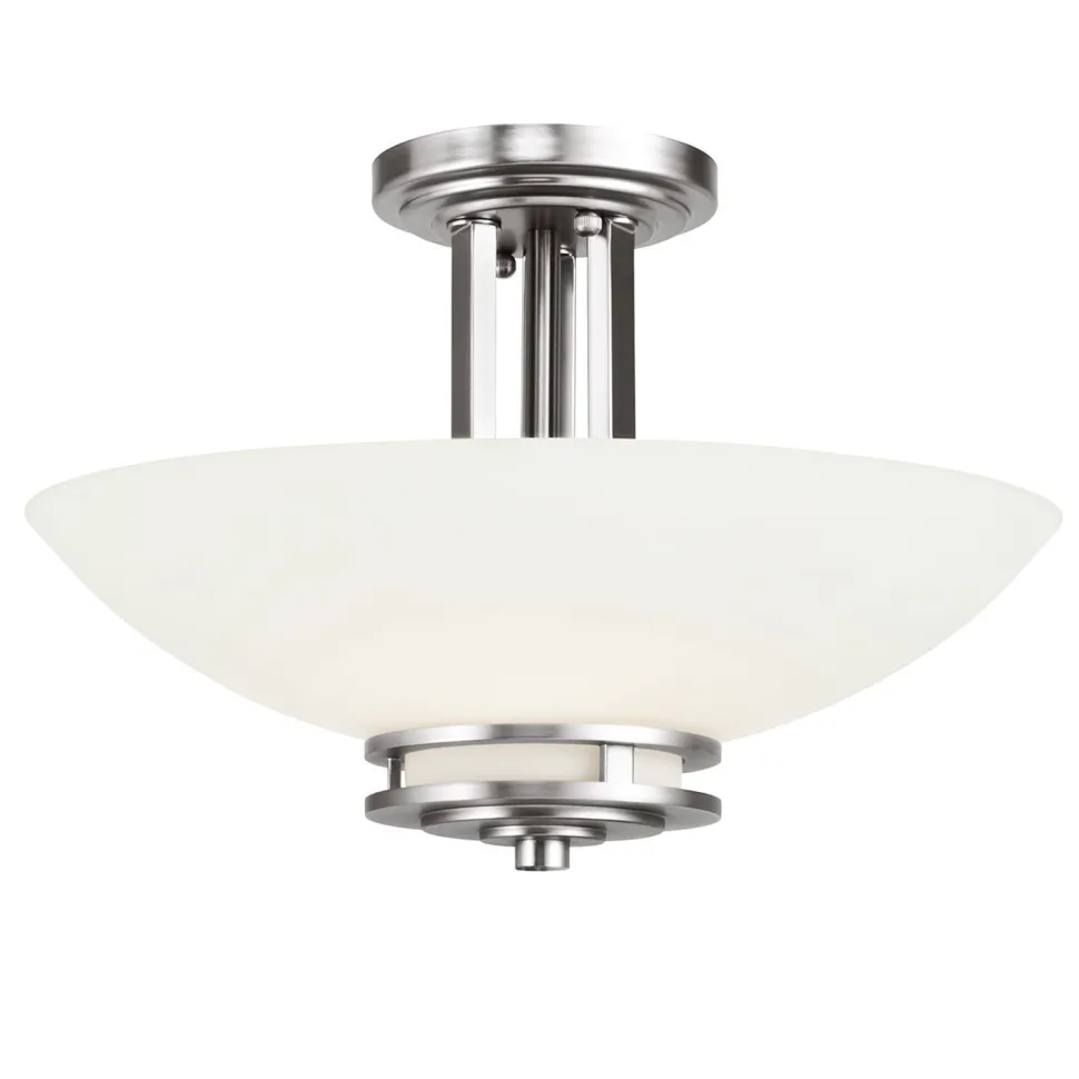 Deckenleuchte ALADYN Bad Lampe in Chrom Ø38cm IP44