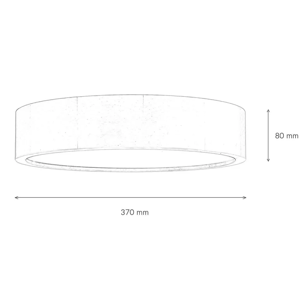 Deckenleuchte ARBARO Holz Modern rund Wohnzimmer