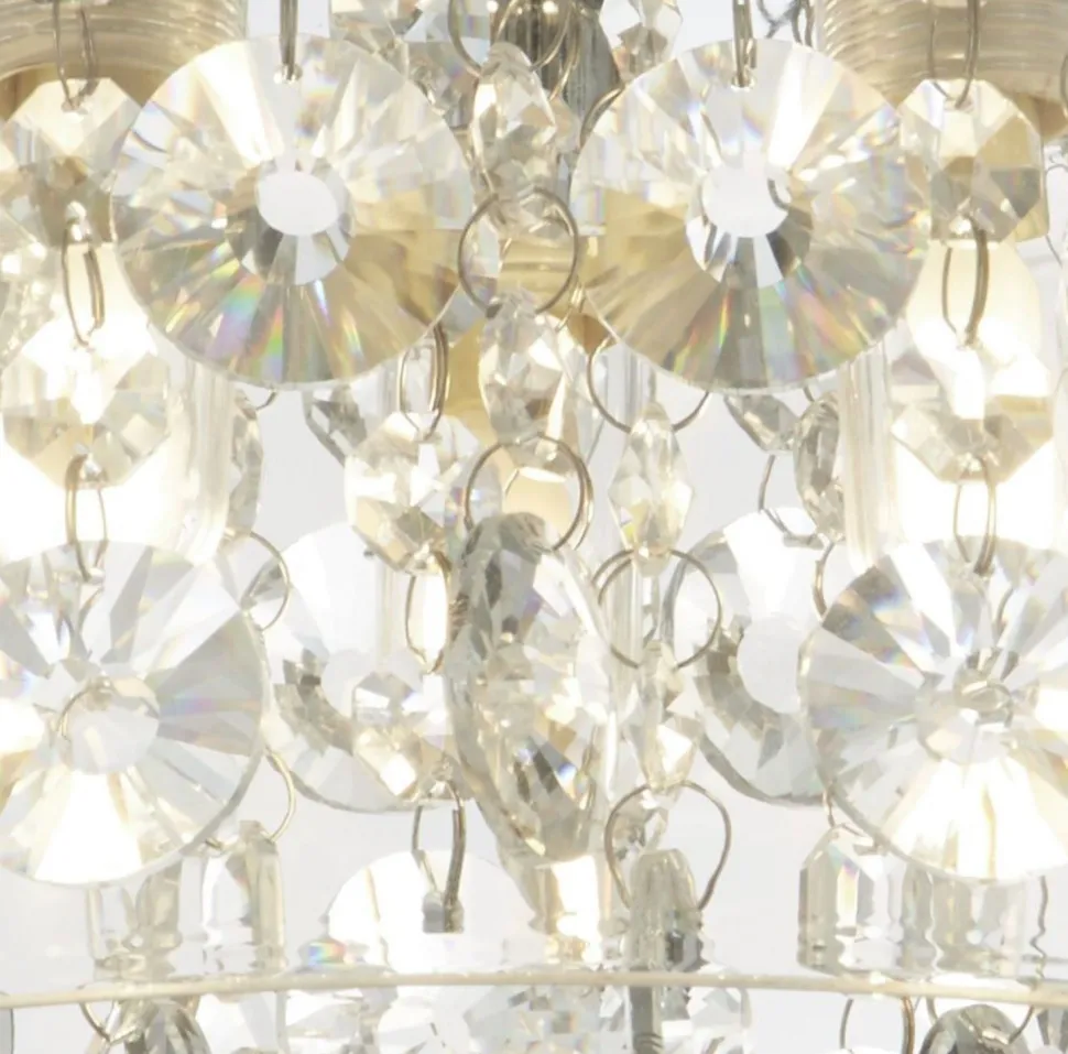 Deckenleuchte Badezimmer IP44 D: 28 cm Glas 3x G9