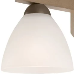 Deckenleuchte BATORY Holz 3-flmg Modern Wohnzimmer