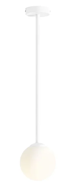 Deckenleuchte blendarm Glaskugel Weiß E14 B:14 cm rund