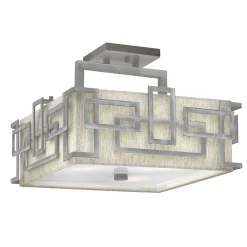 Deckenleuchte CHINO Nickel Design Lampe Wohnzimmer