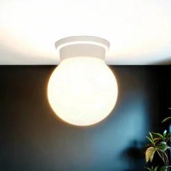 Deckenleuchte Durelo Weiß Ø16cm