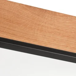 Deckenleuchte eckig B: 48 cm Holz Metall für 4x E27