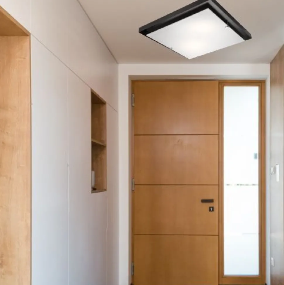 Deckenleuchte ERIN Braun Modern quadratisch