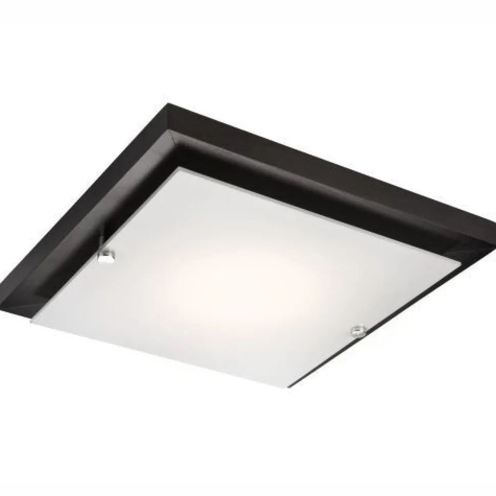 Deckenleuchte Esszimmer Braun Holz quadratisch