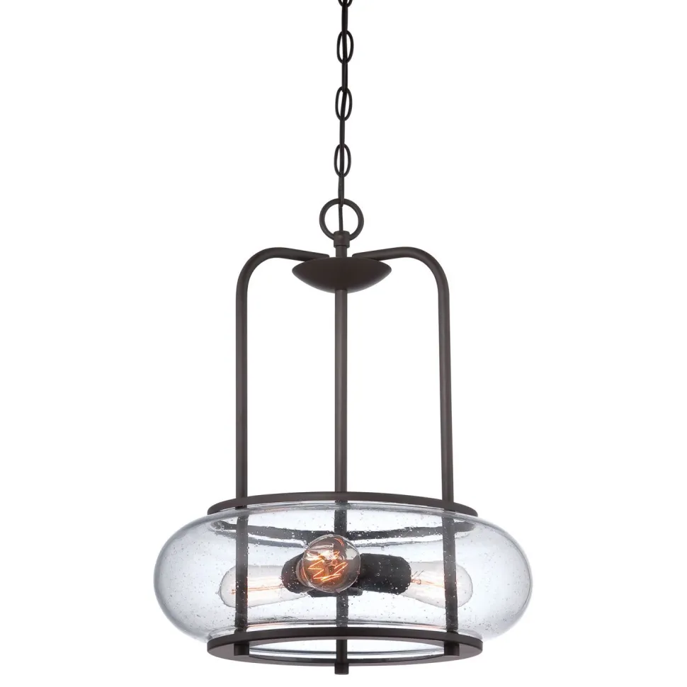 Deckenleuchte FELI Regenglas kürzbar Ø41cm Lampe