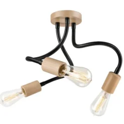 Deckenleuchte flexibel Schwarz Modern Wohnzimmer