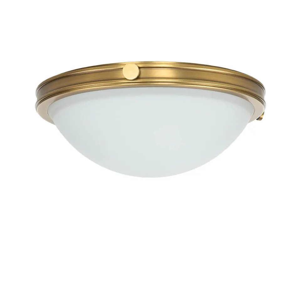 Deckenleuchte für Wohnzimmer in Messing Jugendstil