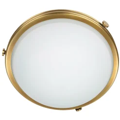 Deckenleuchte für Wohnzimmer in Messing Jugendstil