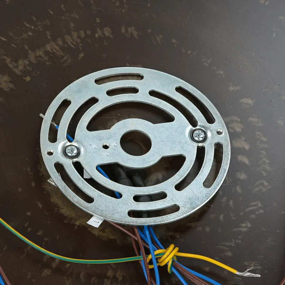 Deckenleuchte für Wohnzimmer in Messing Jugendstil