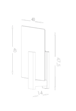 Deckenleuchte Glas Holz blendarm 2x E27 flach wohnlich