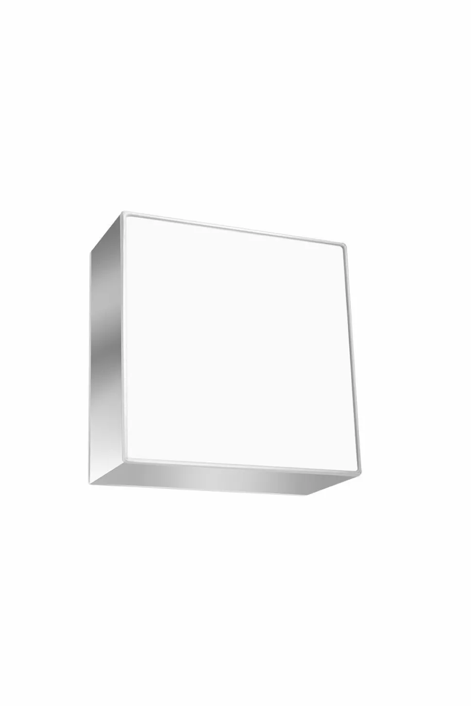 Deckenleuchte Grau blendarm B: 25 cm E27 eckig