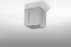 Deckenleuchte Grau quadratisch Würfel B:10cm G9