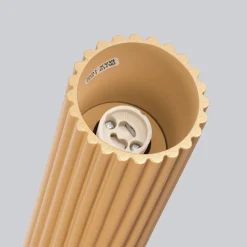 Deckenleuchte GU10 Ø 6,5 cm schmal H: 20 cm in Gold Aufputz