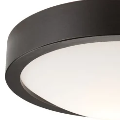 Deckenleuchte Holz Rund Braun Wohnzimmer Modern