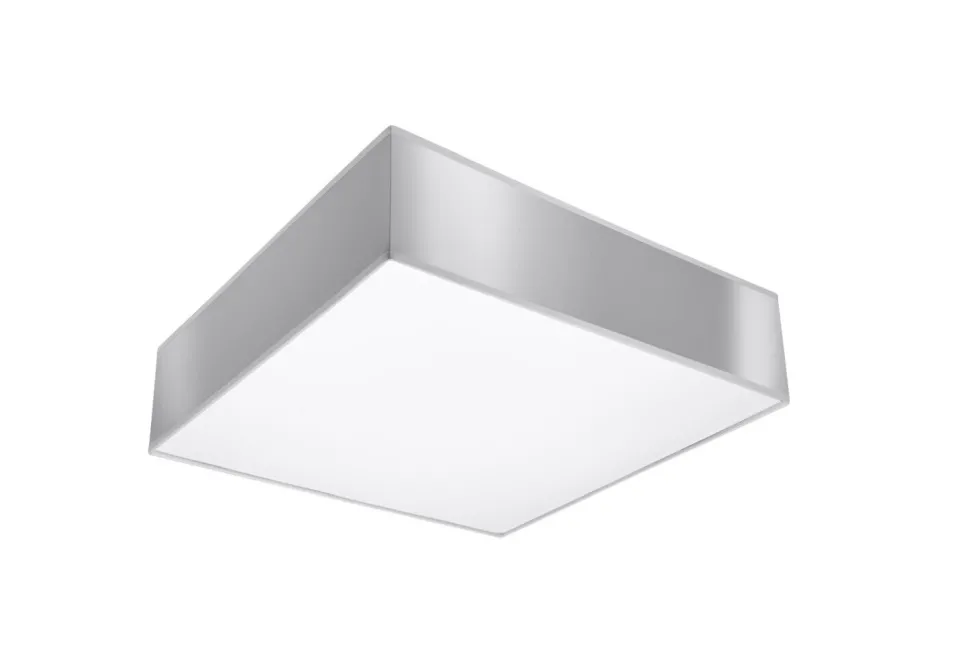 Deckenleuchte in Grau 2-flmg