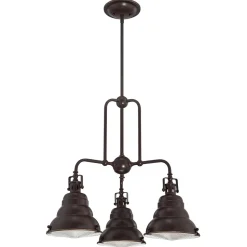 Deckenleuchte Industrie Design in Bronze antik Metall